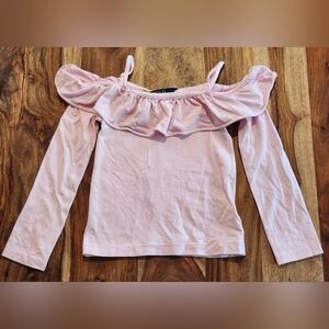 Polo by Ralph Lauren Light Pink Cold Shoulder Top
